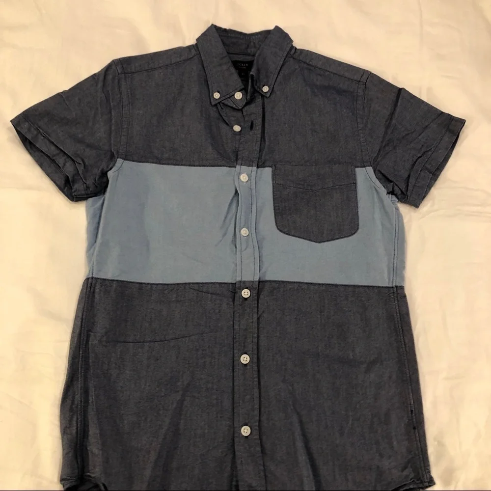 J. Crew Oxford Short Sleeve Button Down
